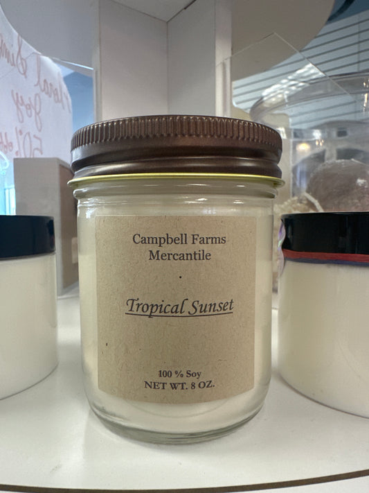 Campbell Farms Mercantile 8oz Woodwick Candle
