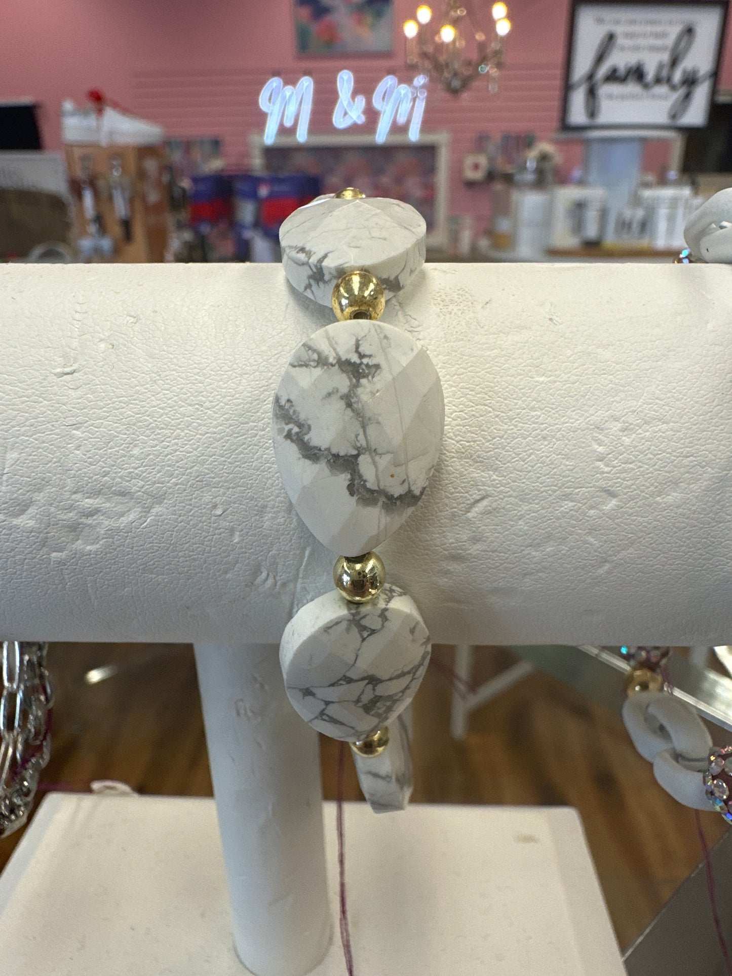 Erimish Marbled Pear Shape Bracelet