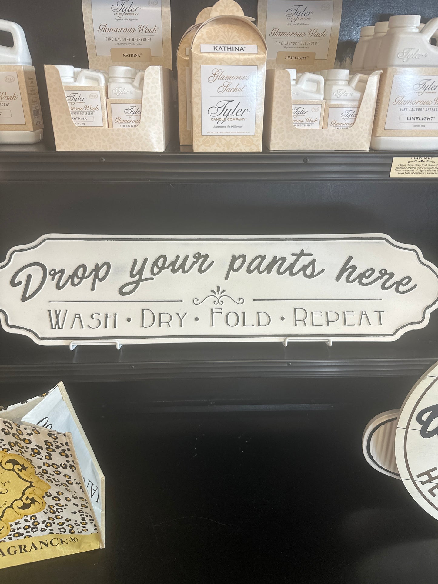 Drop Your Pants Here Sign