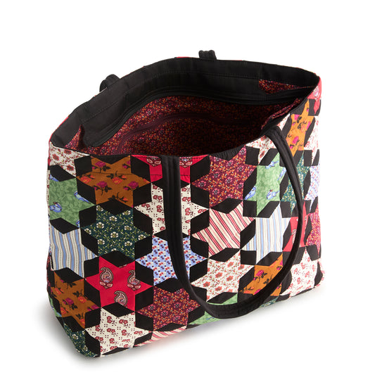Original Zip Tote-Star Patchwork