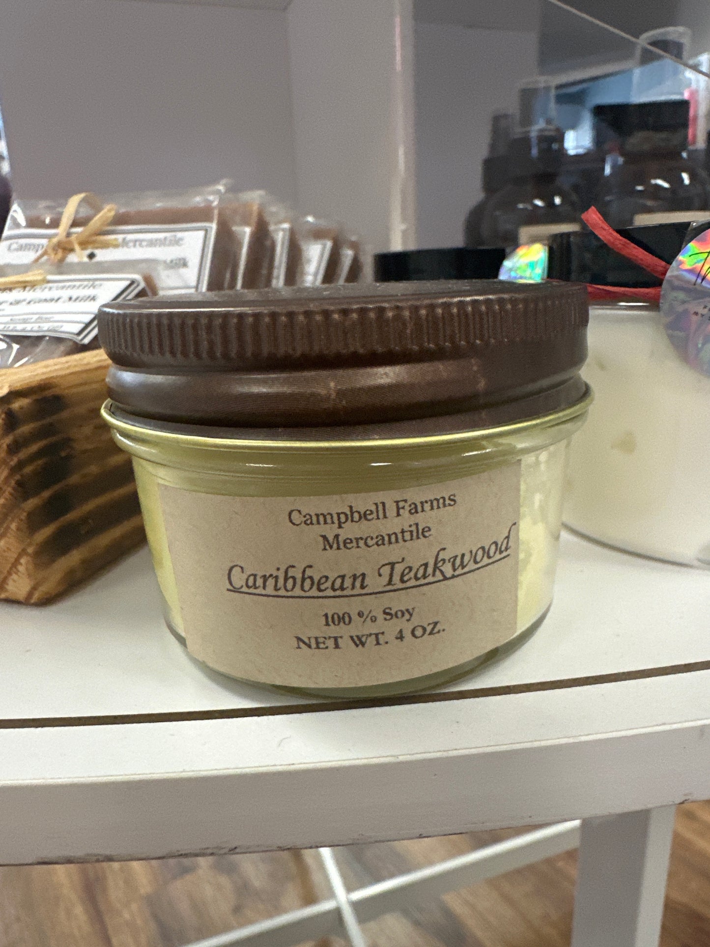 Campbell Farms Mercantile 4oz Woodwick Candle