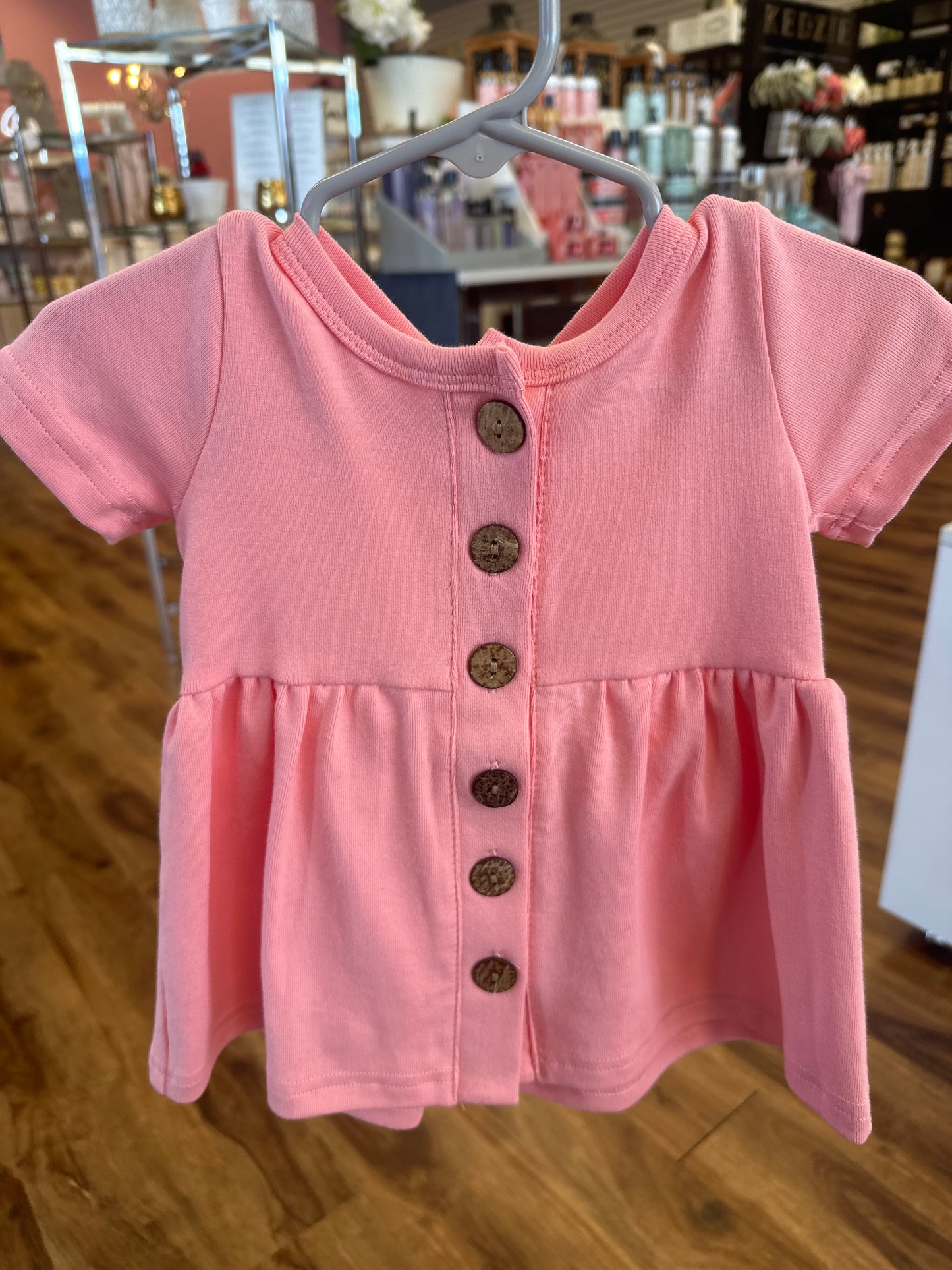 Button Dress With Bloomers
