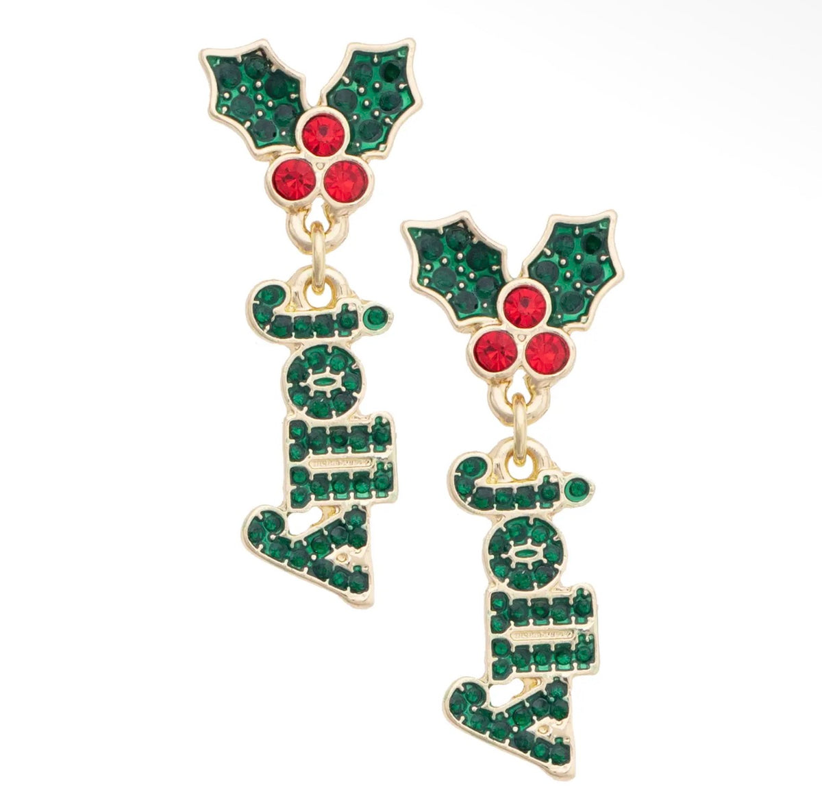 Holly Jolly Mistletoe Earrings