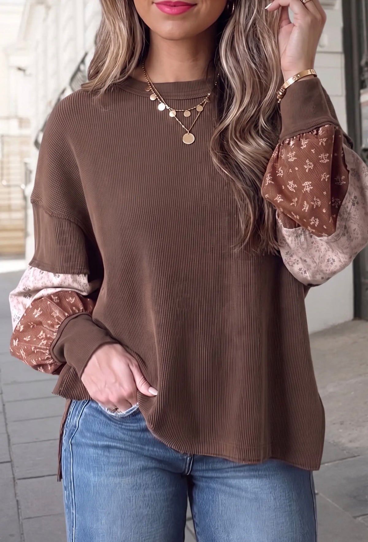 Ashley Patchwork Top
