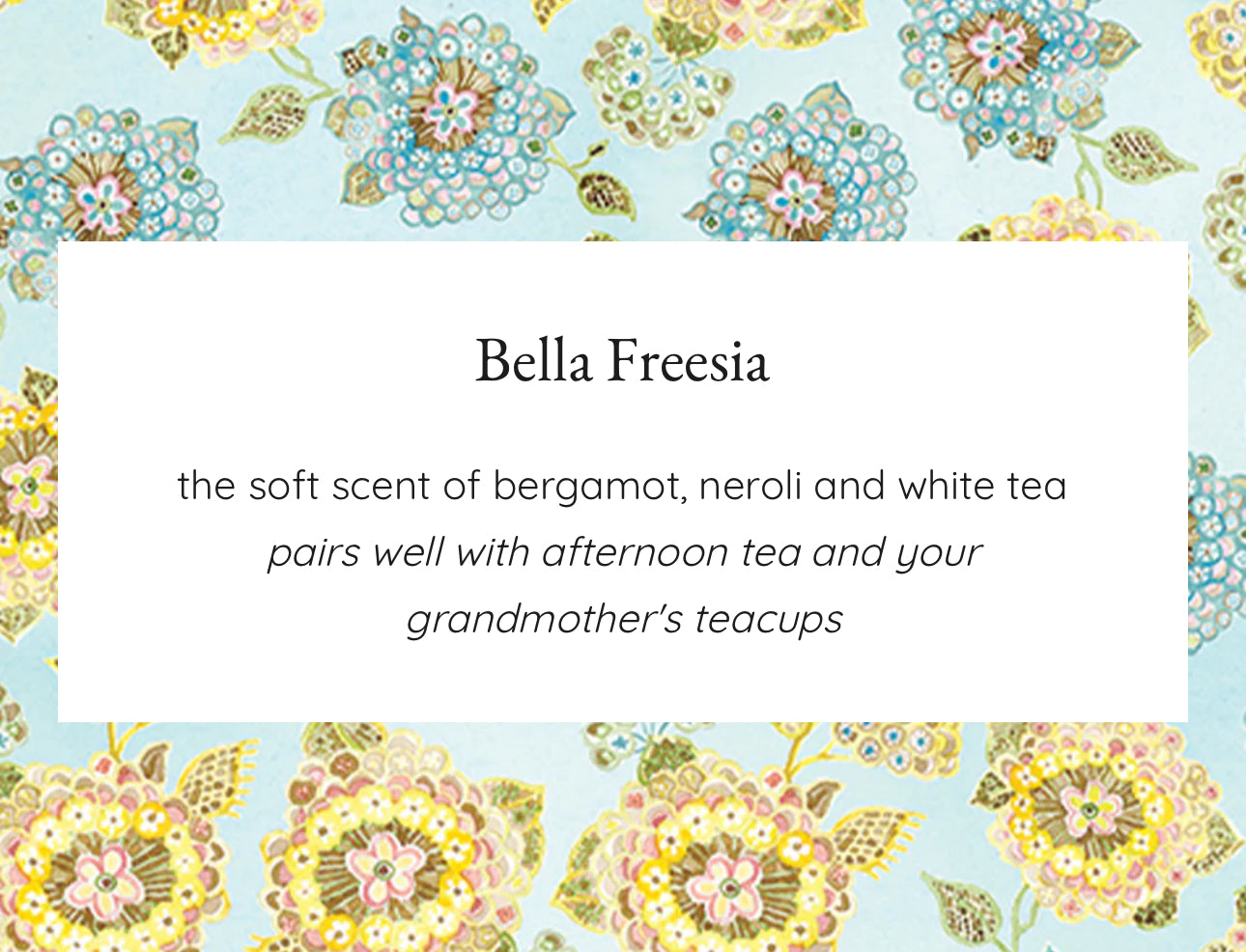 Greenleaf Sachet- Bella Freesia