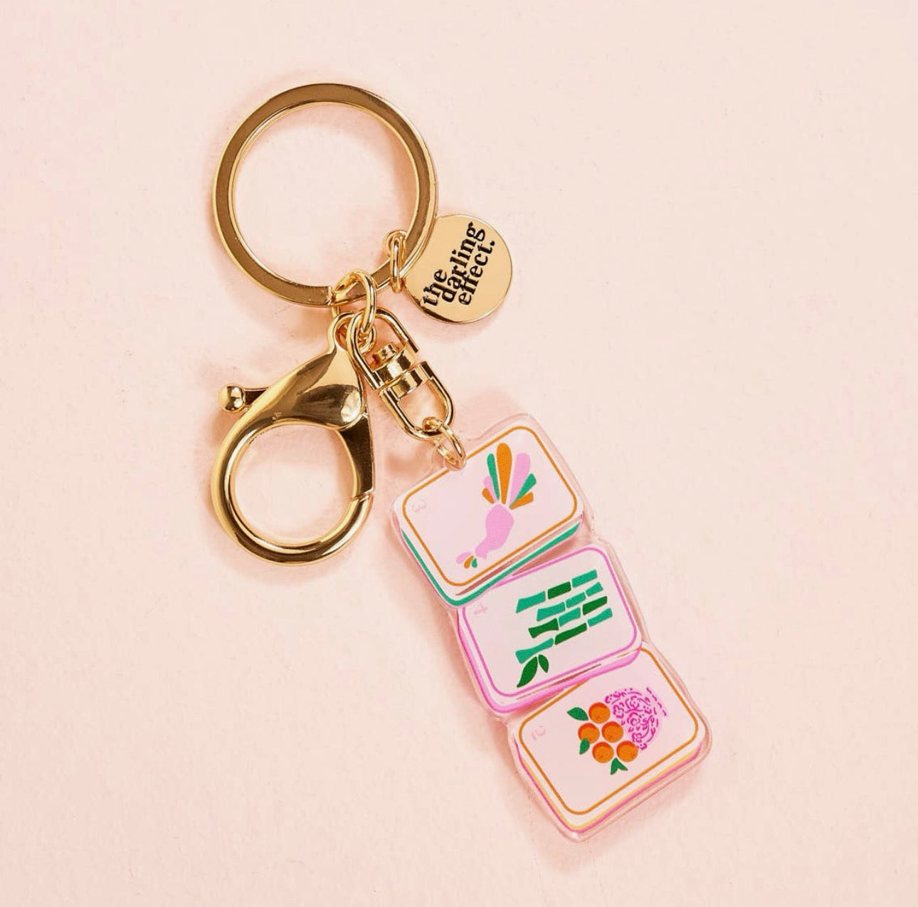 Darling Effect Acrylic Mahjong Keychain