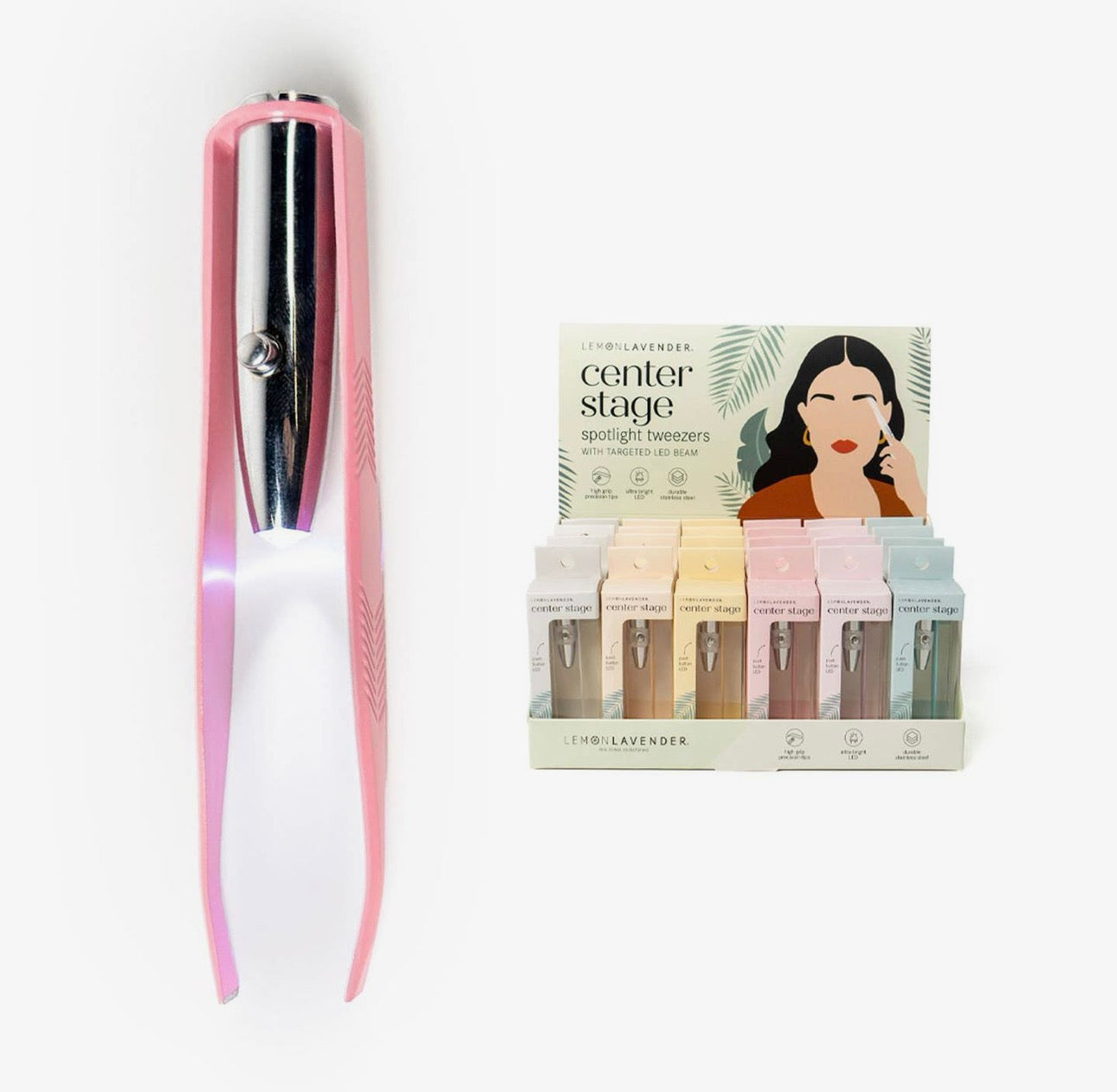 Center Stage Light Up Tweezers