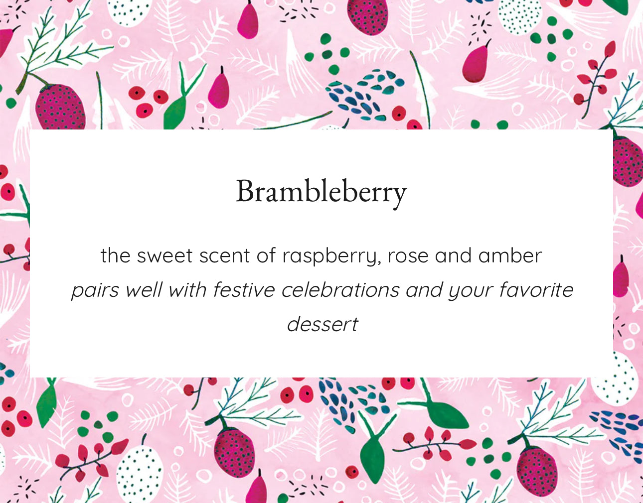 Greenleaf Sachet- Brambleberry
