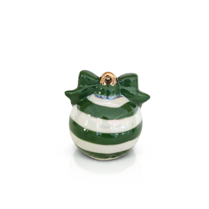 Nora Fleming Mini “Deck The Halls- Green”