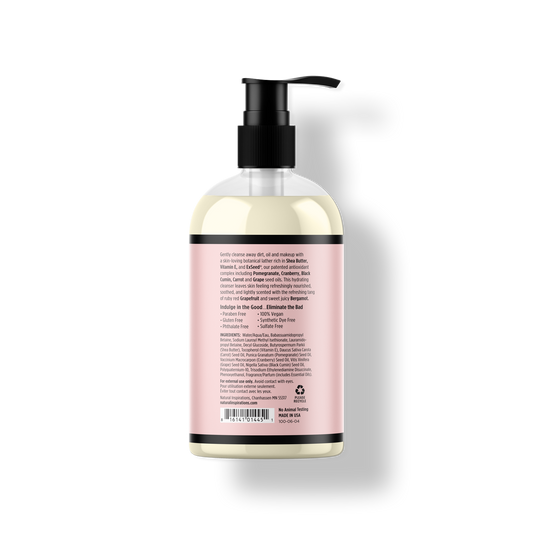 Natural Inspirations 12oz Hand + Face Wash