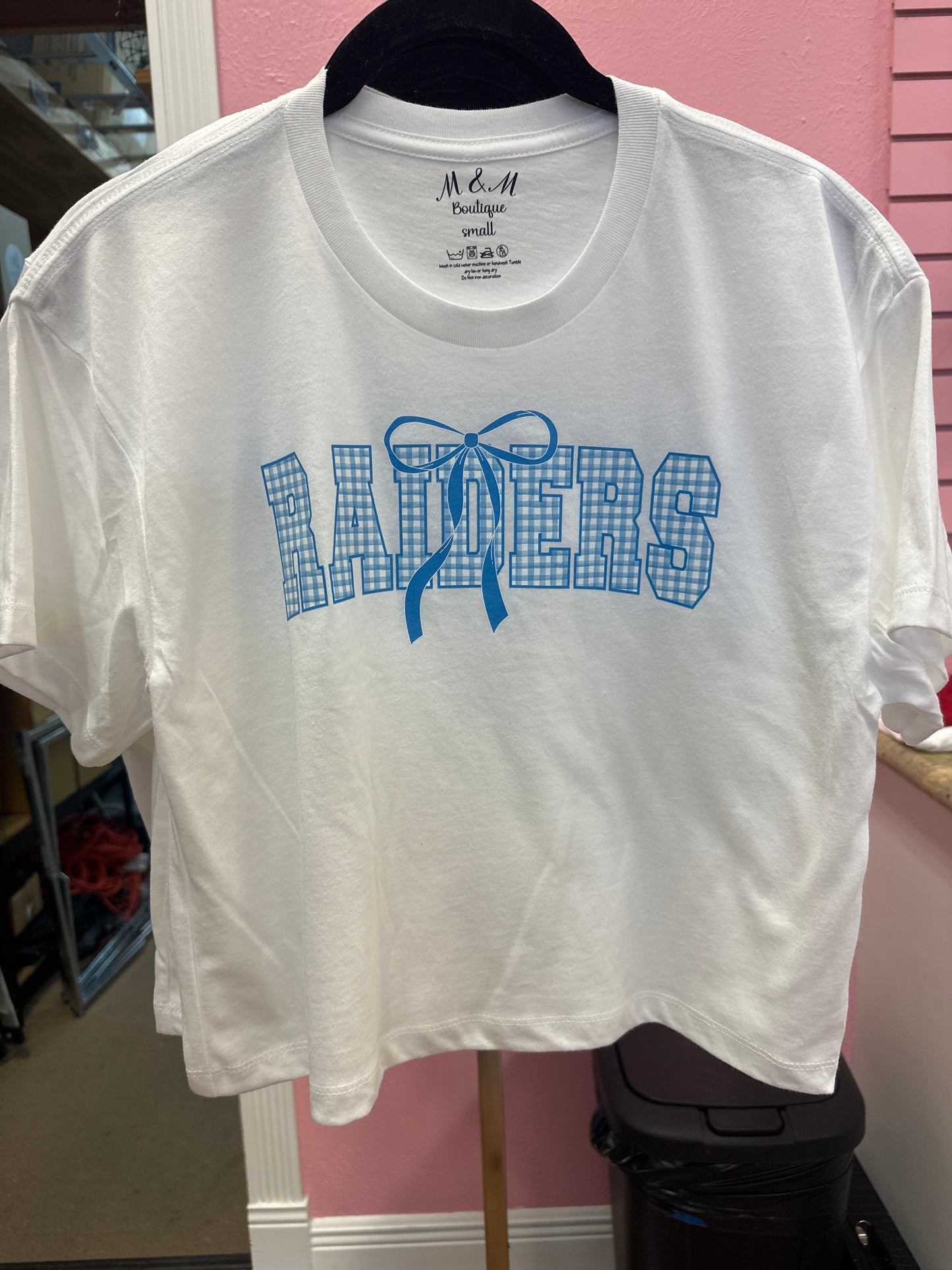 Adult Gingham Crop Top