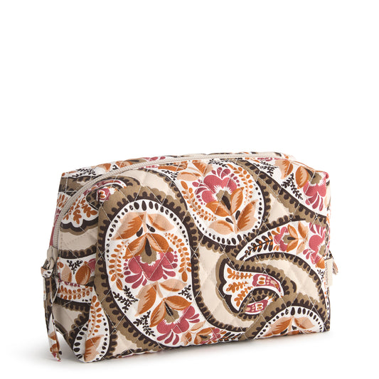 Medium Cosmetic Bag-Blooming Paisley