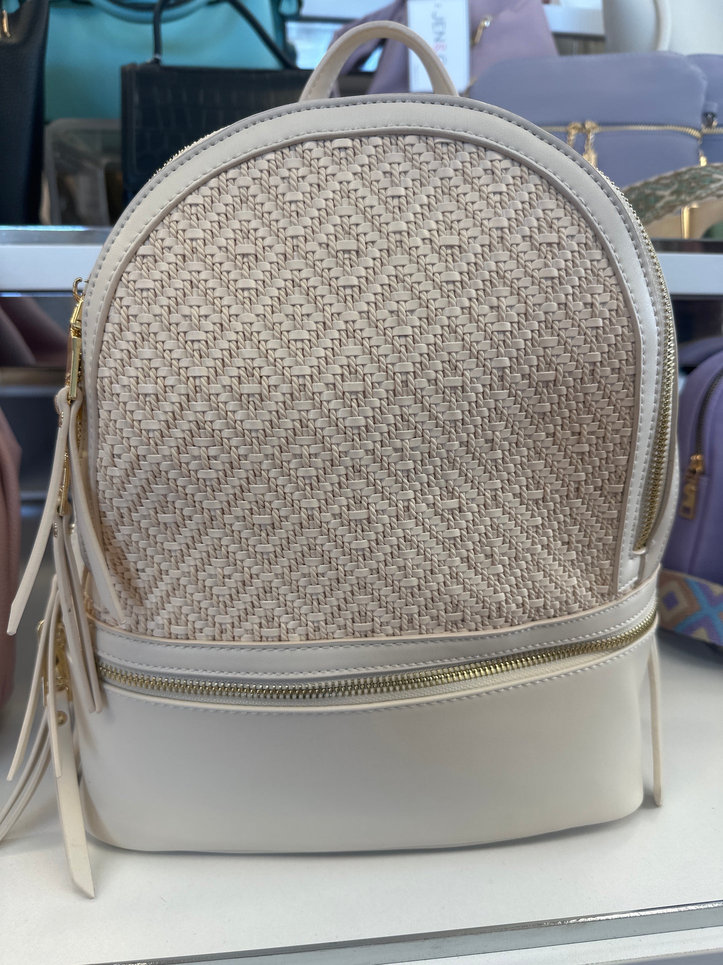 Jen & Co Woven Backpack 2431
