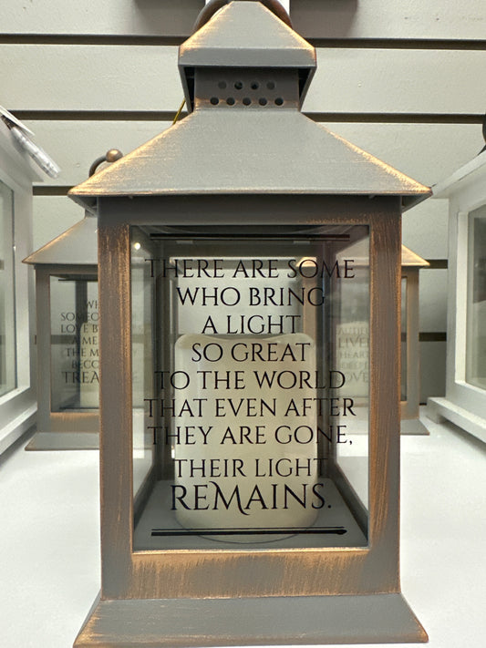 Their Light Remains Lantern