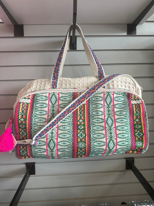 Multi Color Weekend Duffle Bag
