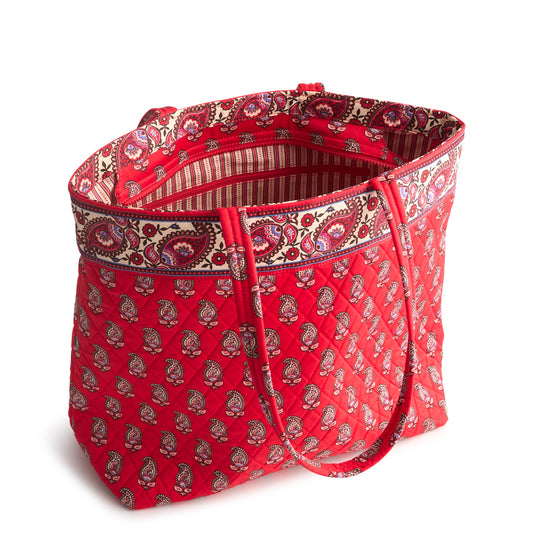 Original Zip Tote-Flowering Paisley Goji Berry