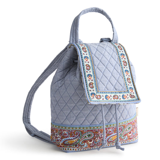 Original Drawstring Backpack-Chambray