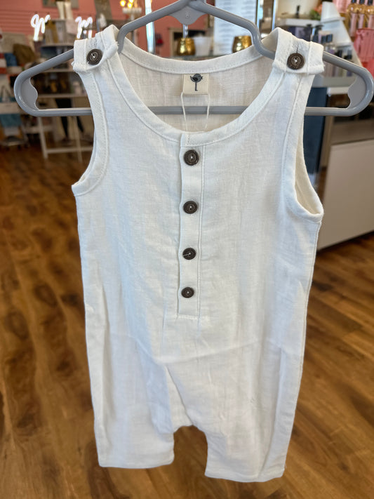 Button Up Romper 3-6m