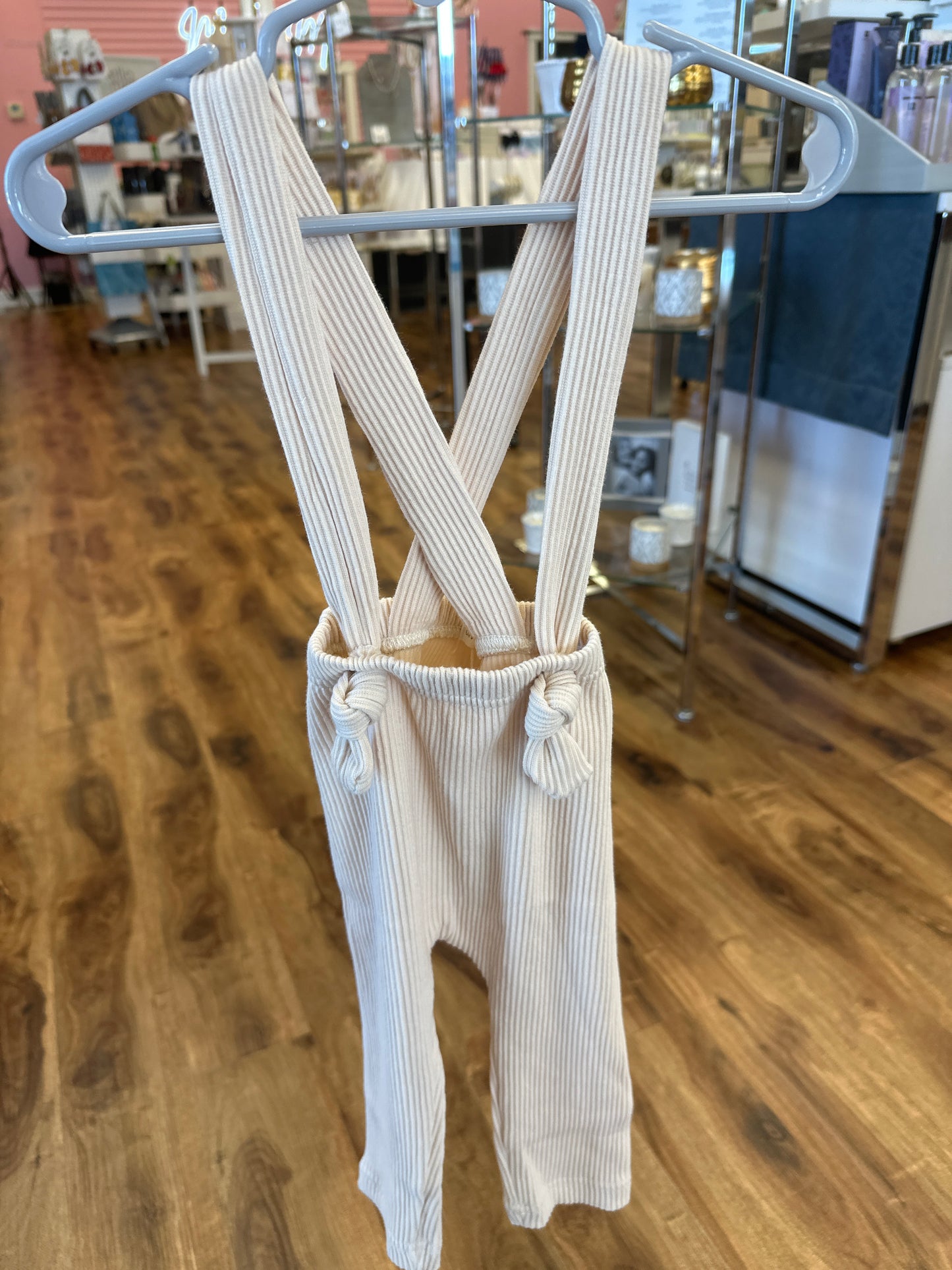 Baby Adjustable Ribbed Overalls