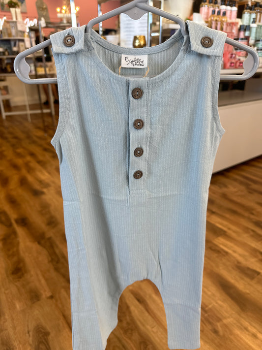 Button Up Romper 3-6m
