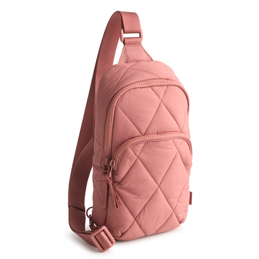 Lorman Sling Backpack-Withered Rose