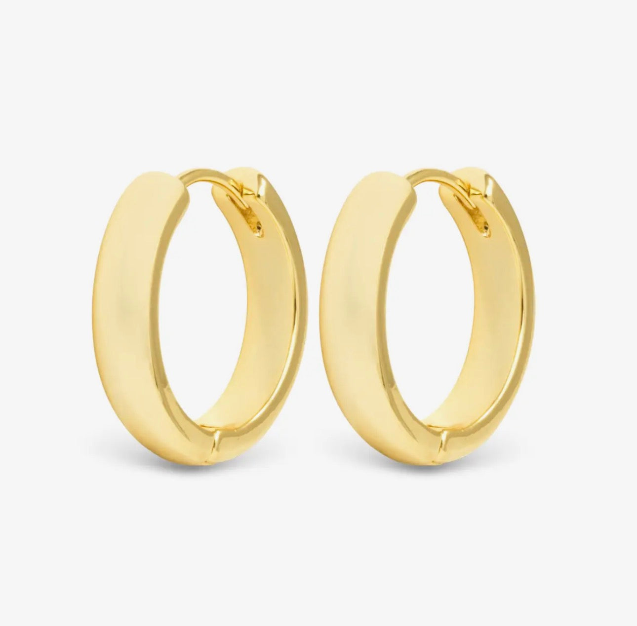 Gold/Silver Stacy Small Hoop Earrings