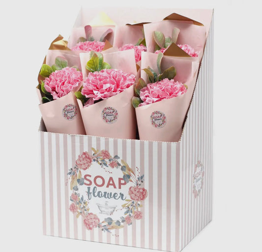 Single Lrg Carnation Soap Flower