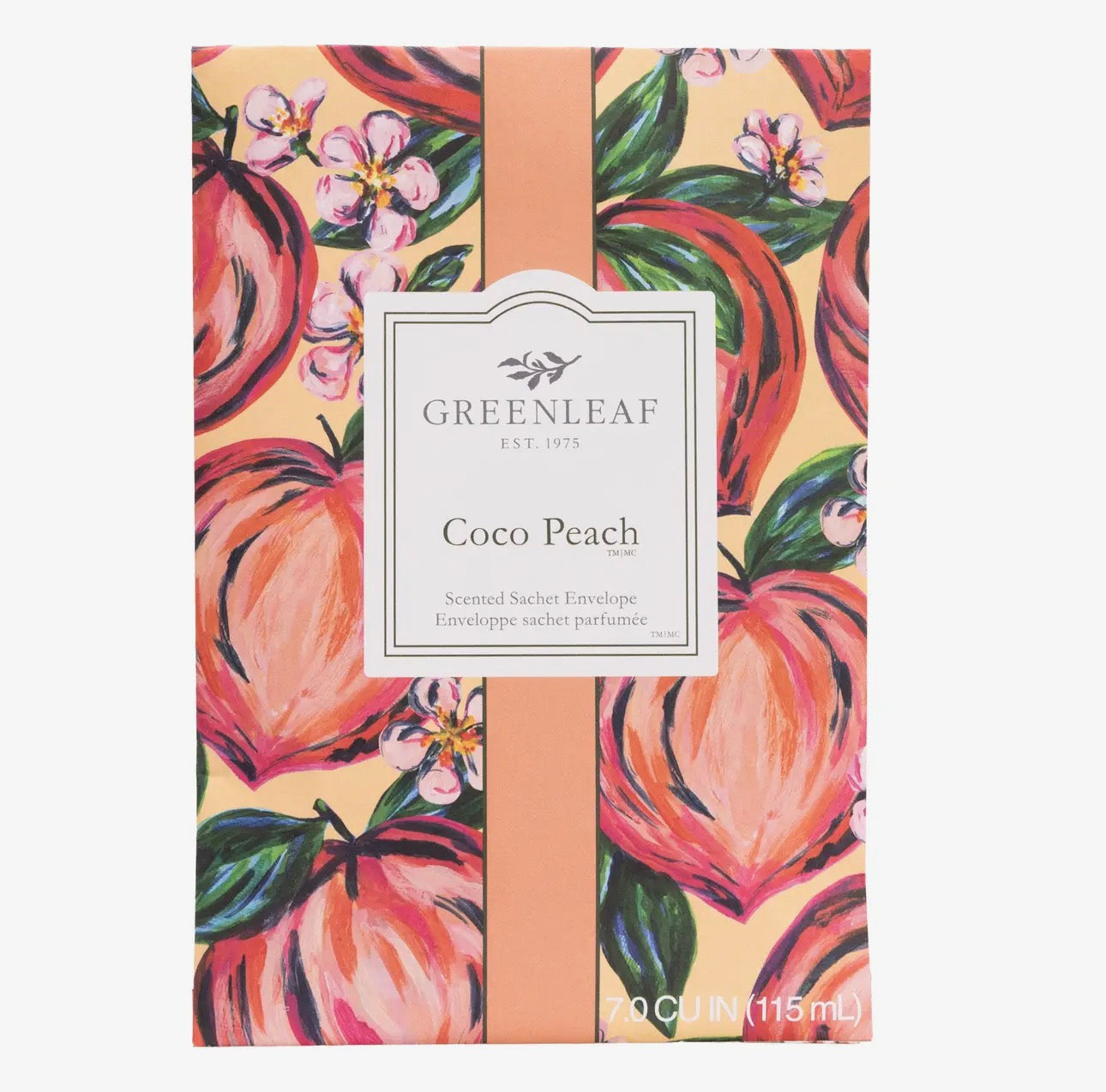 Greenleaf Sachet- Coco Peach