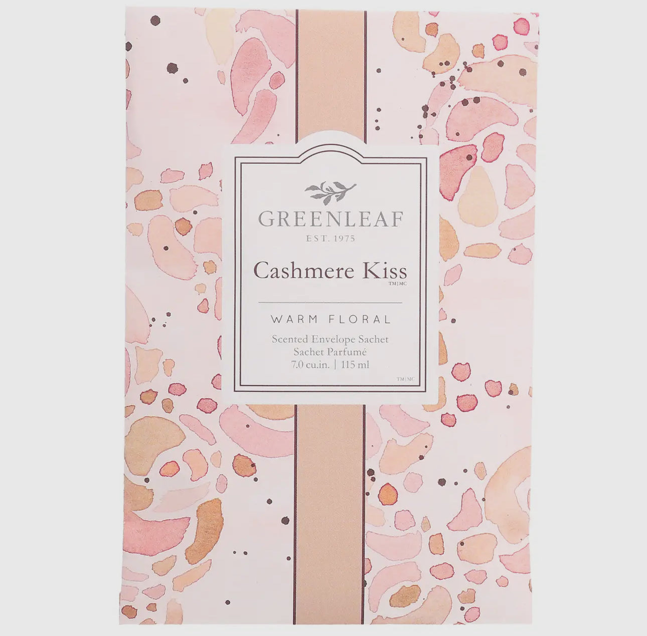 Greenleaf Sachet- Cashmere Kiss