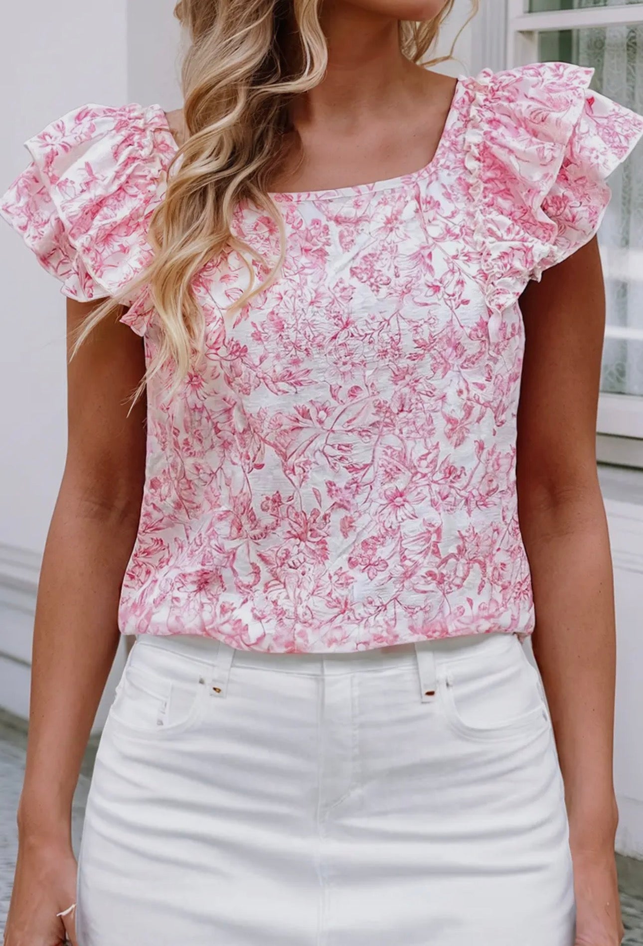 Bless Your Heart Bow Back Blouse