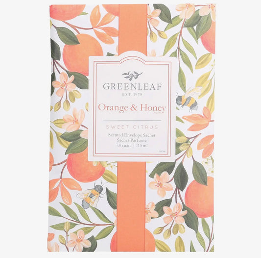 Greenleaf Sachet- Orange & Honey