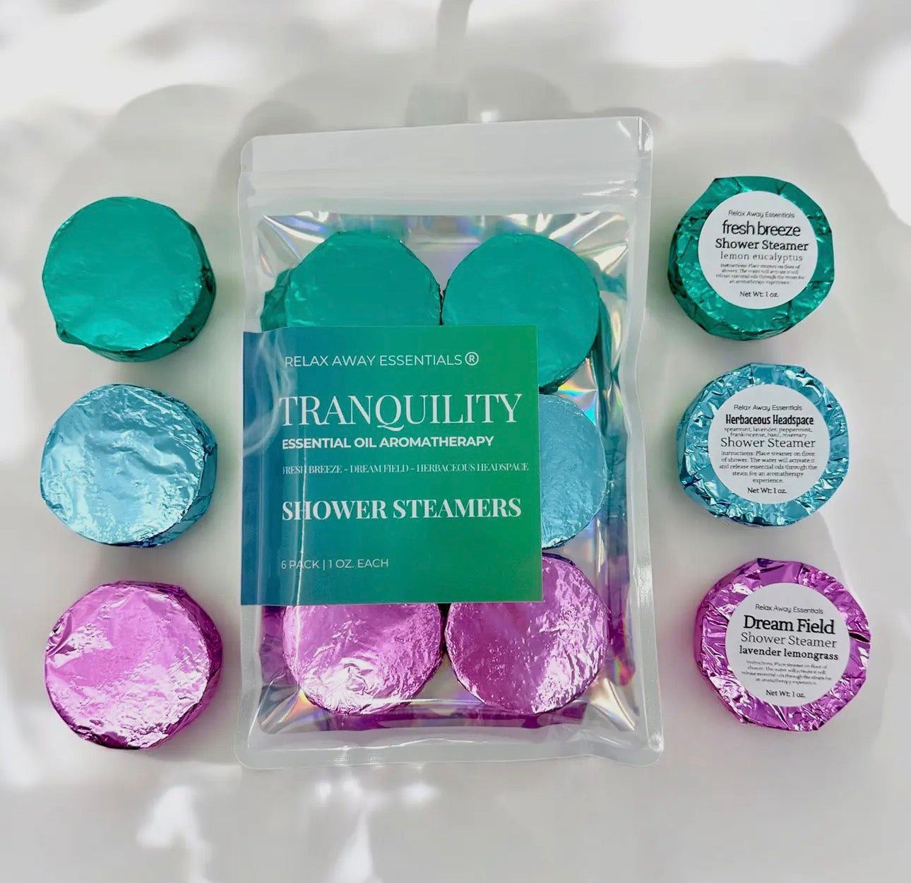 Tranquility Shower Steamer Pack