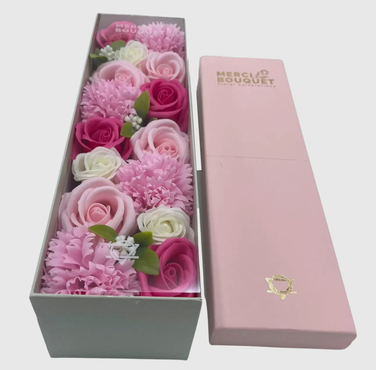 Soap Flower Boxed Rectangle Set