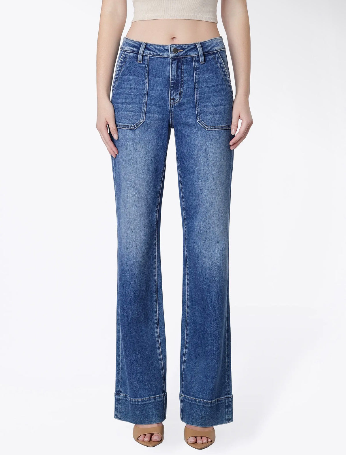FM High Rise Vintage Flare F9080