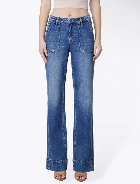 FM High Rise Vintage Flare F9080