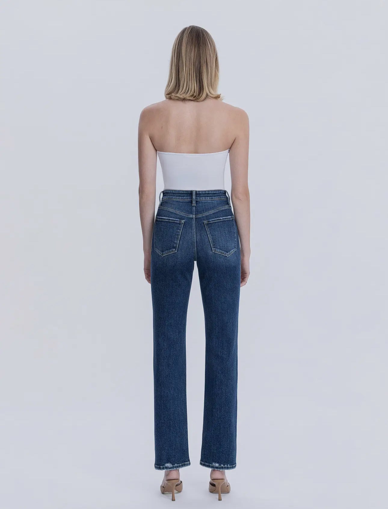 Vervet High Rise Full Length Straight Leg- T7012