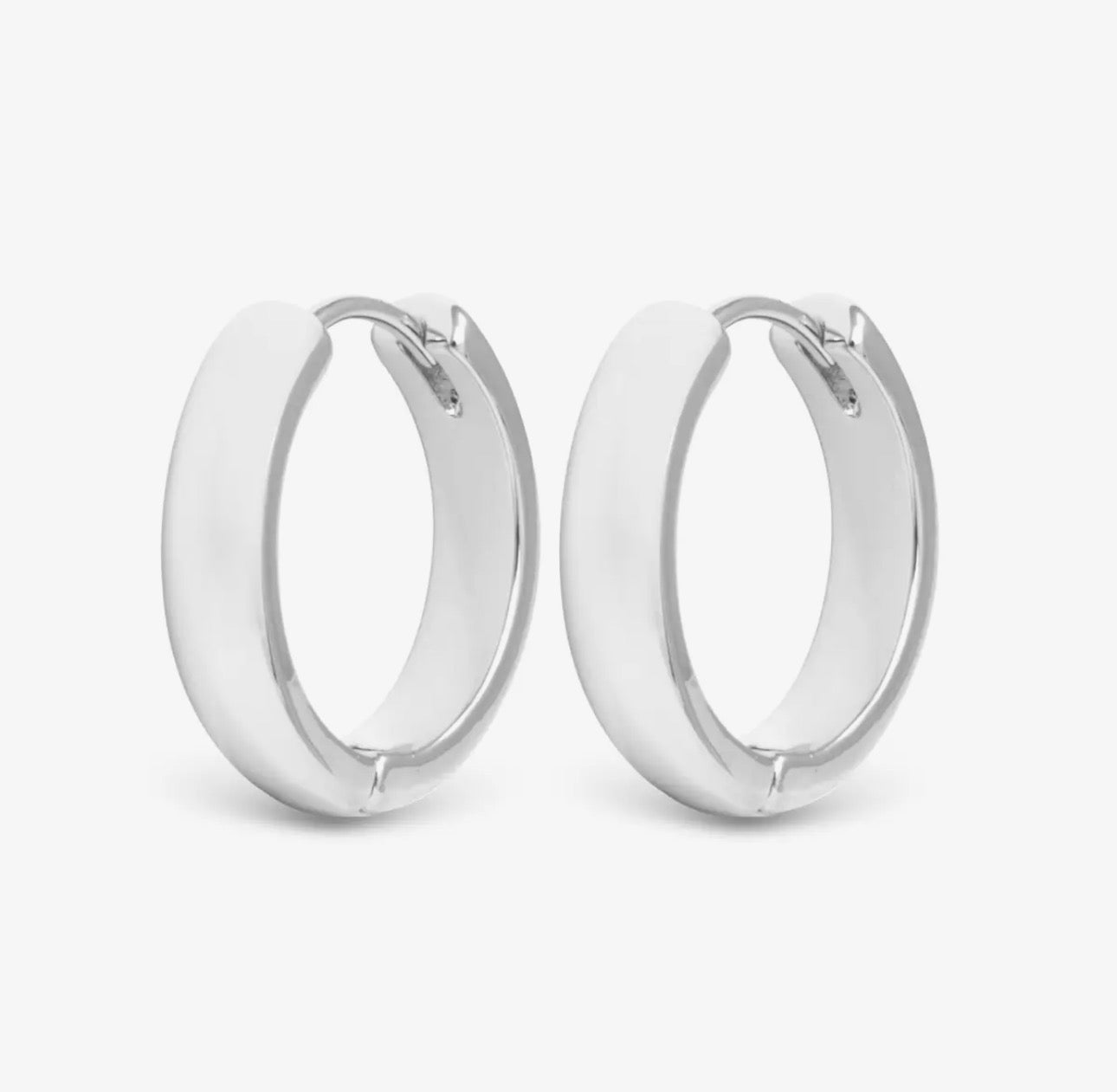 Gold/Silver Stacy Small Hoop Earrings