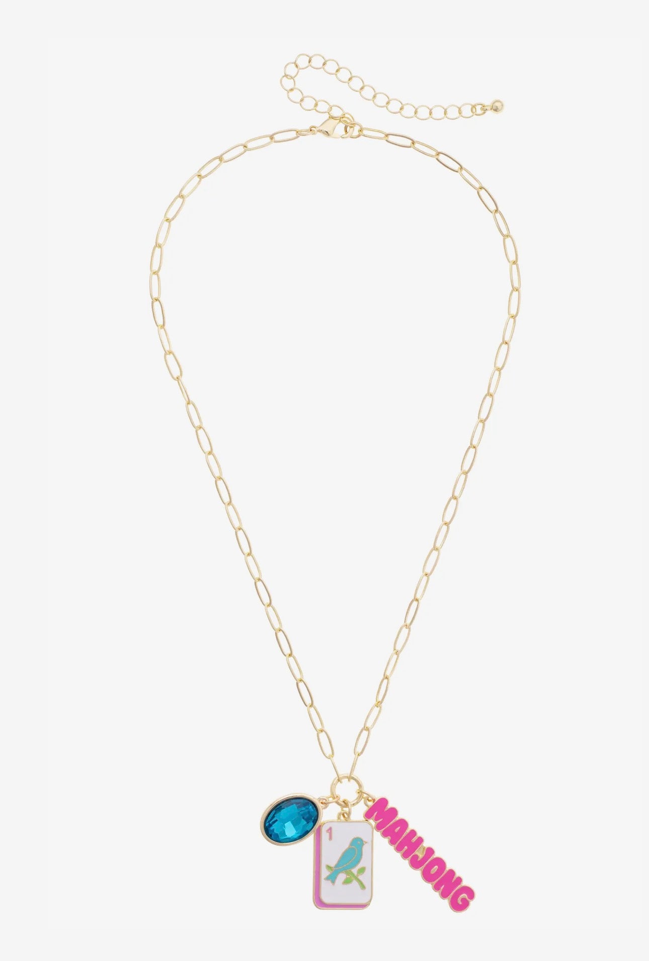Bird Bam Mahjong Necklace