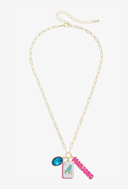 Bird Bam Mahjong Necklace