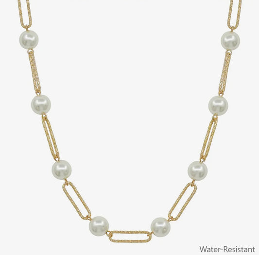 Pearl Oval Necklace