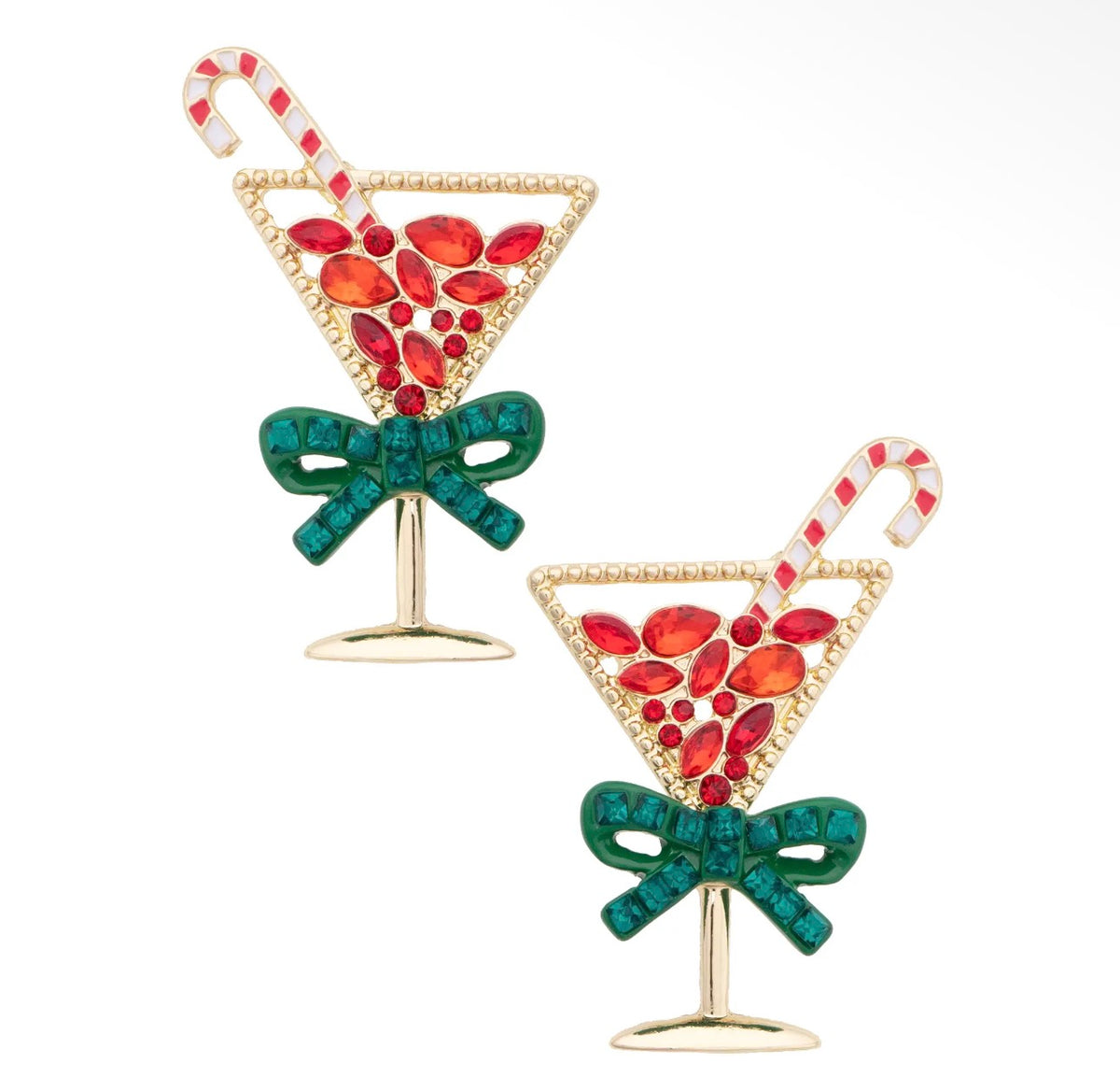 Mistletoe Martini Earrings