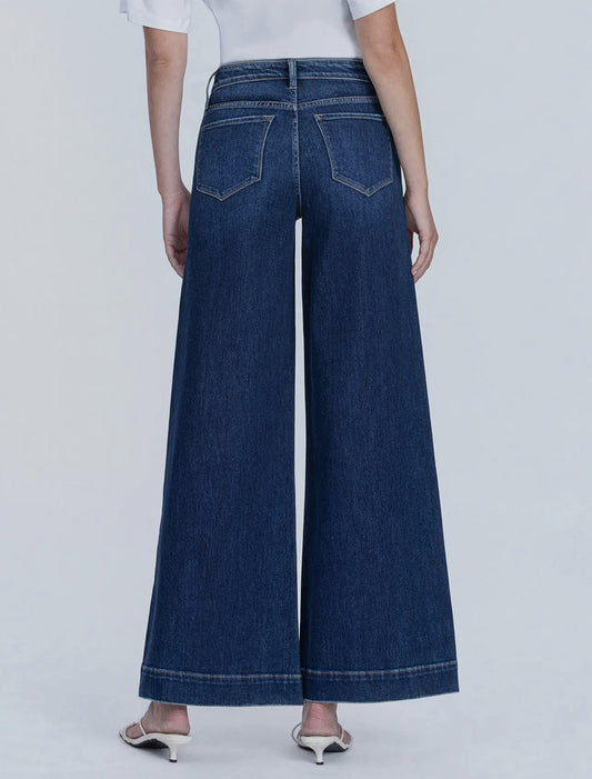 Vervet High Rise Palazzo Jeans- T7031
