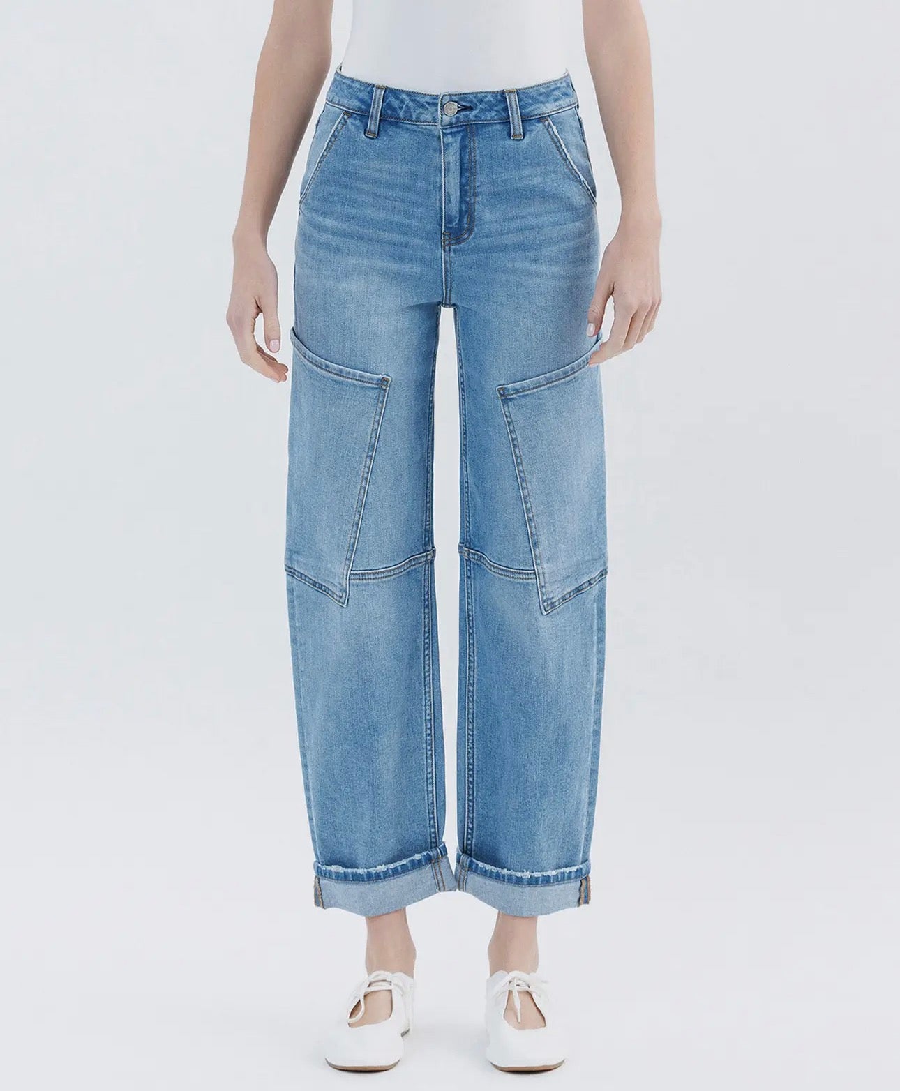 Vervet Kate Barrel Jeans