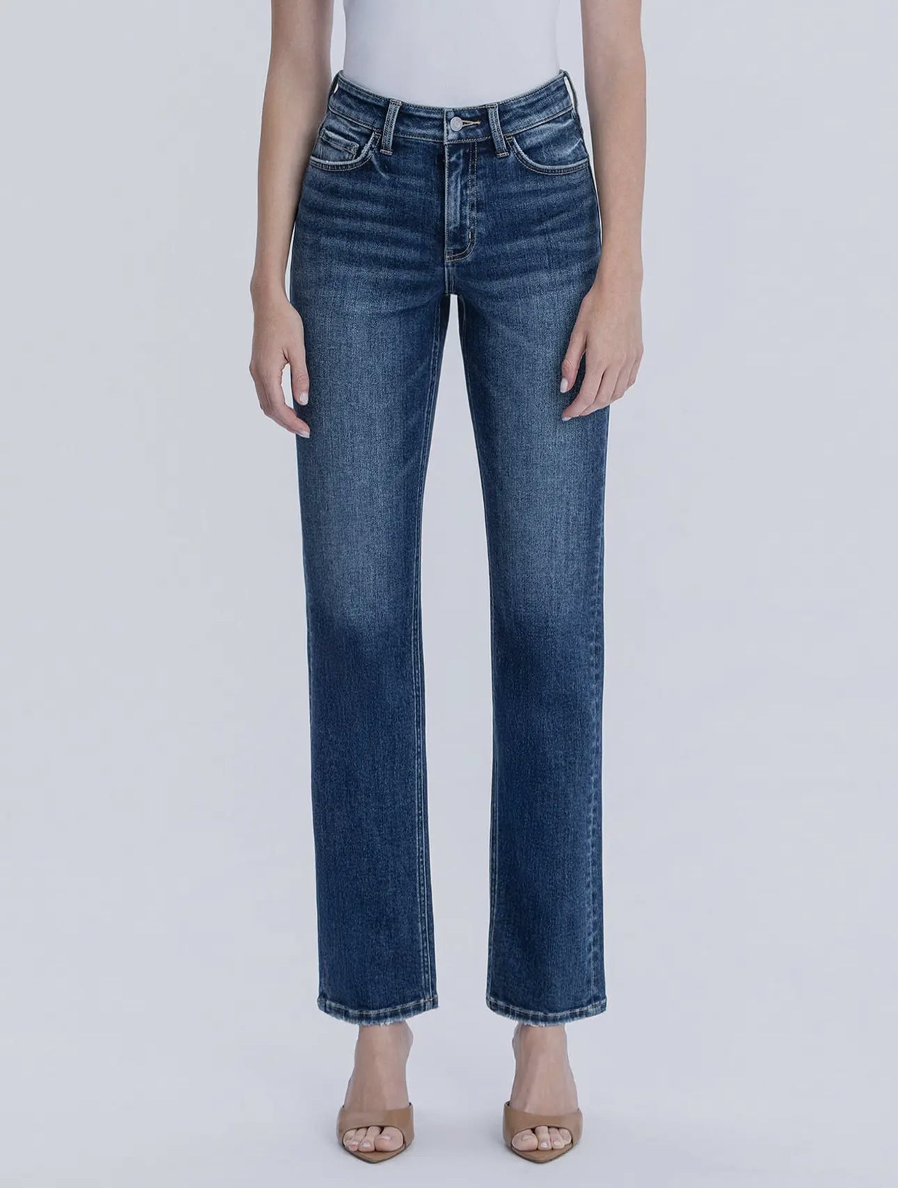 Vervet High Rise Full Length Straight Leg- T7012