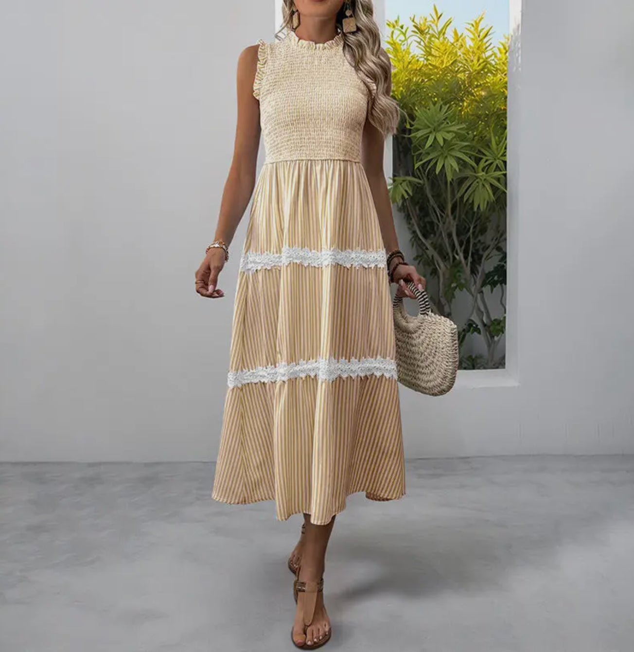 You Are My Sunshine Midi Dress