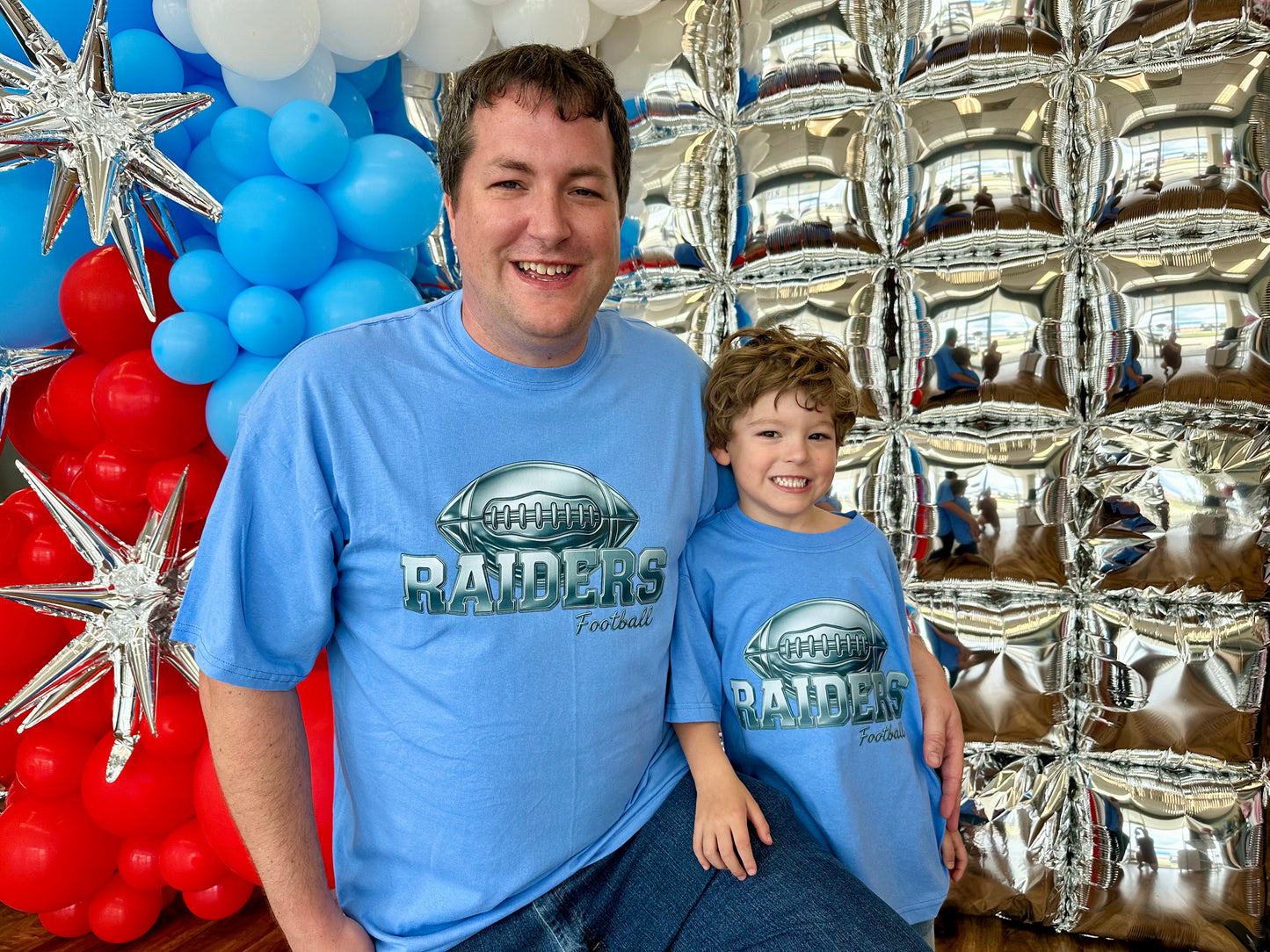 YOUTH/Adult Chrome Raiders on BLUE