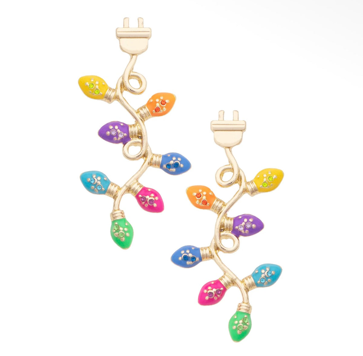 All The Lights Enamel Earrings