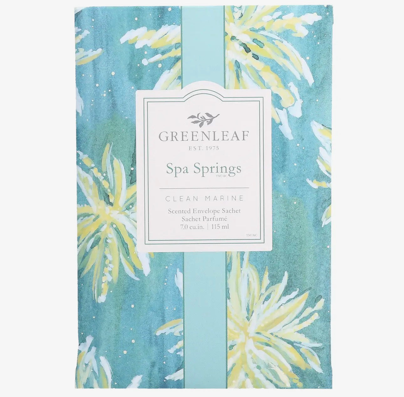 Greenleaf Sachet- Spa Springs
