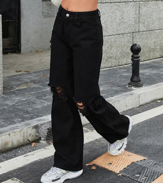 Black Ripped Jeans