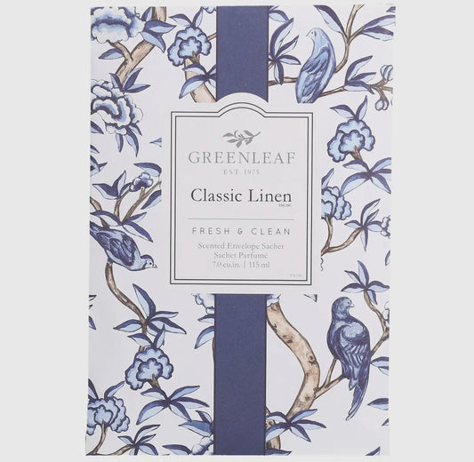 Greenleaf Sachet- Classic Linen